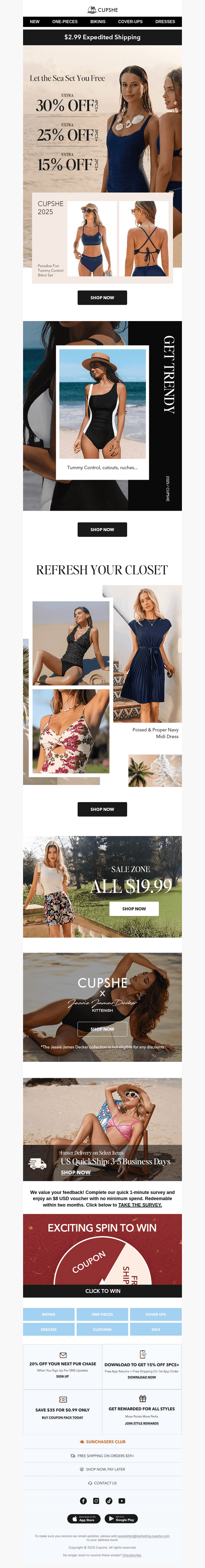 Get Expedited Shipping for $2.99