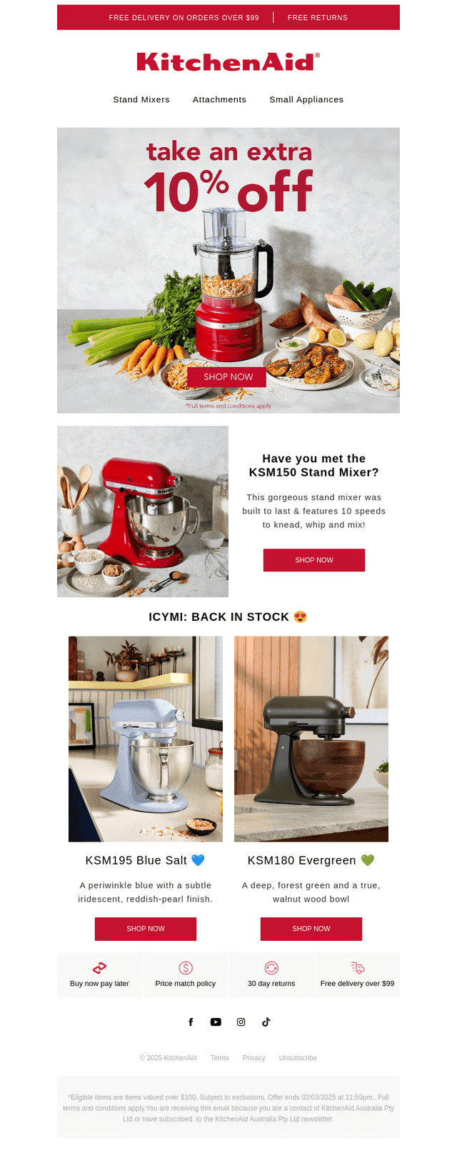 TAKE AN EXTRA 10% OFF FOOD PROCESSORS* 💸