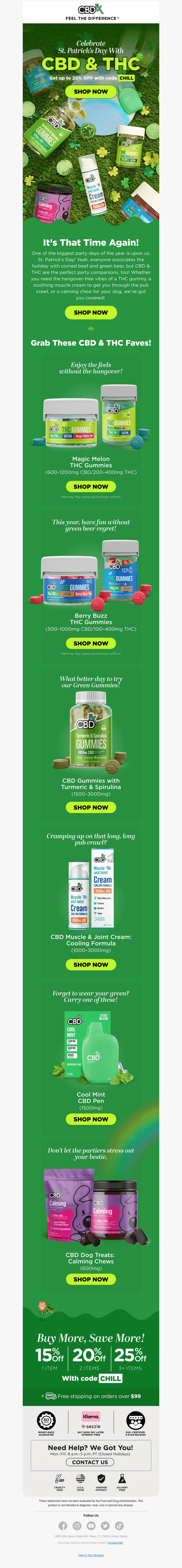 CBDfx email from Mon, Mar 17, 2025
