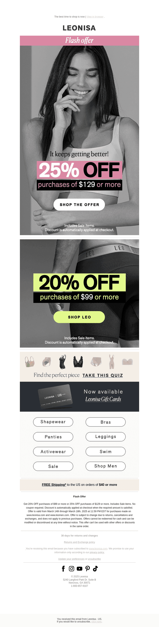 Hey, there's up to 25% OFF in here