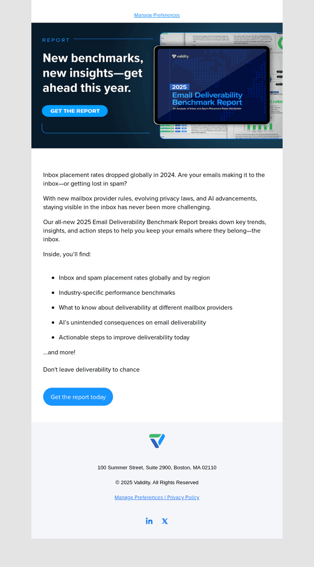 The latest email marketing benchmarks are in!