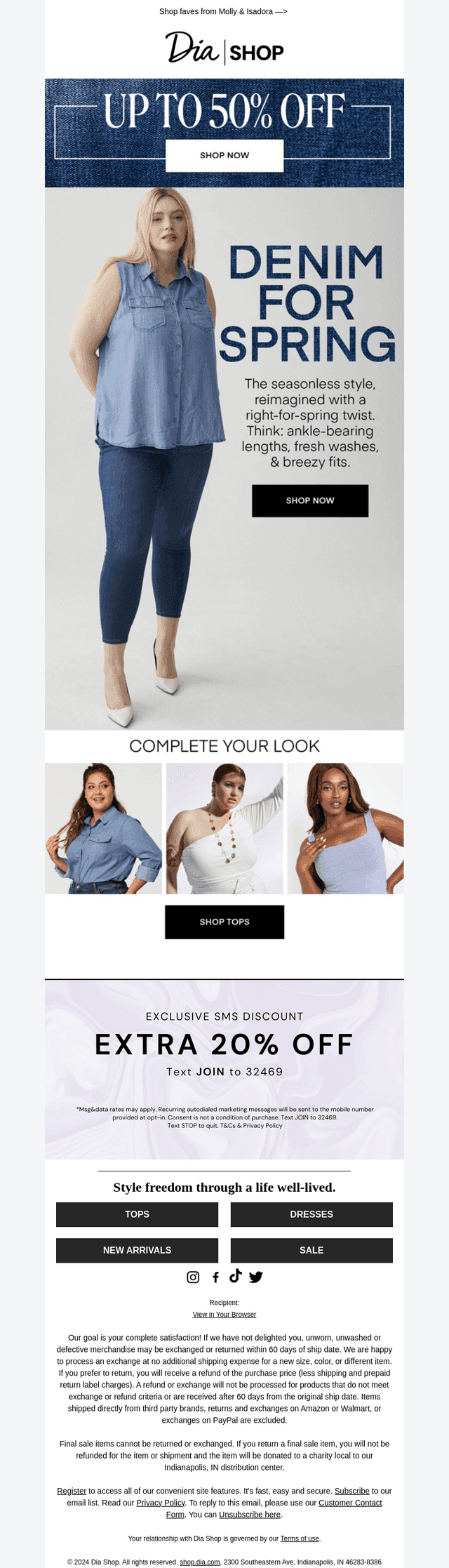 Spring-Ready Denim, On SALE
