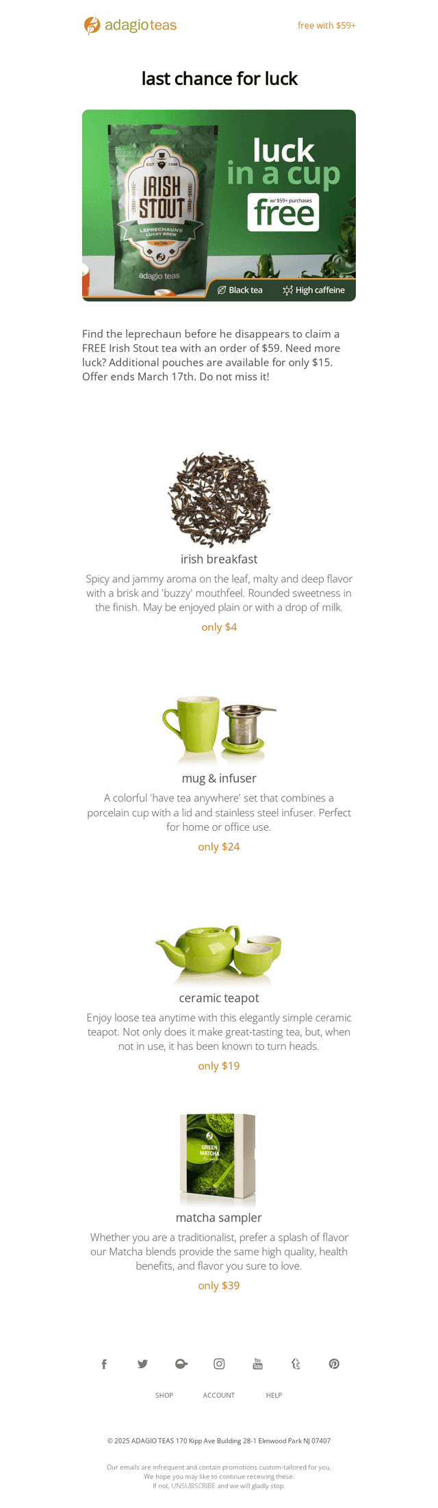 Irish Stout tea - last call