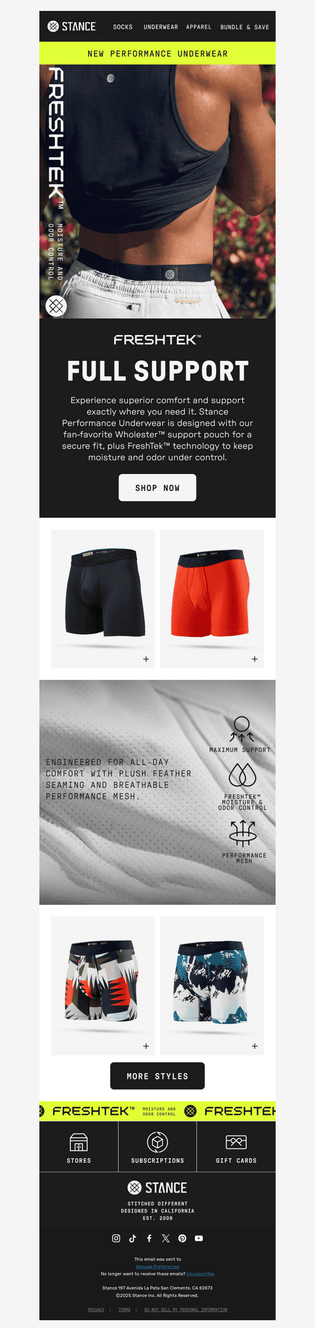 New Performance Underwear: No Limits, Just Comfort