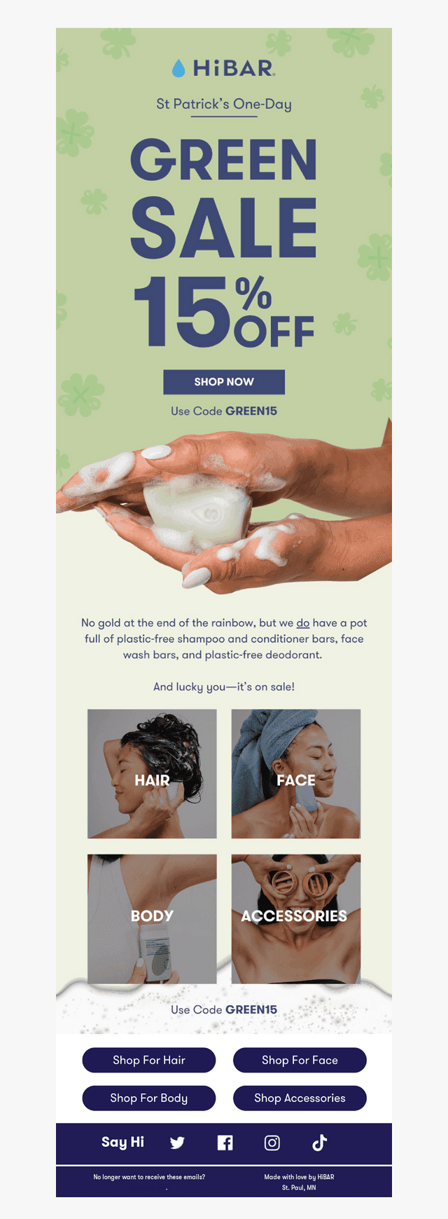 The One-Day Green Sale!