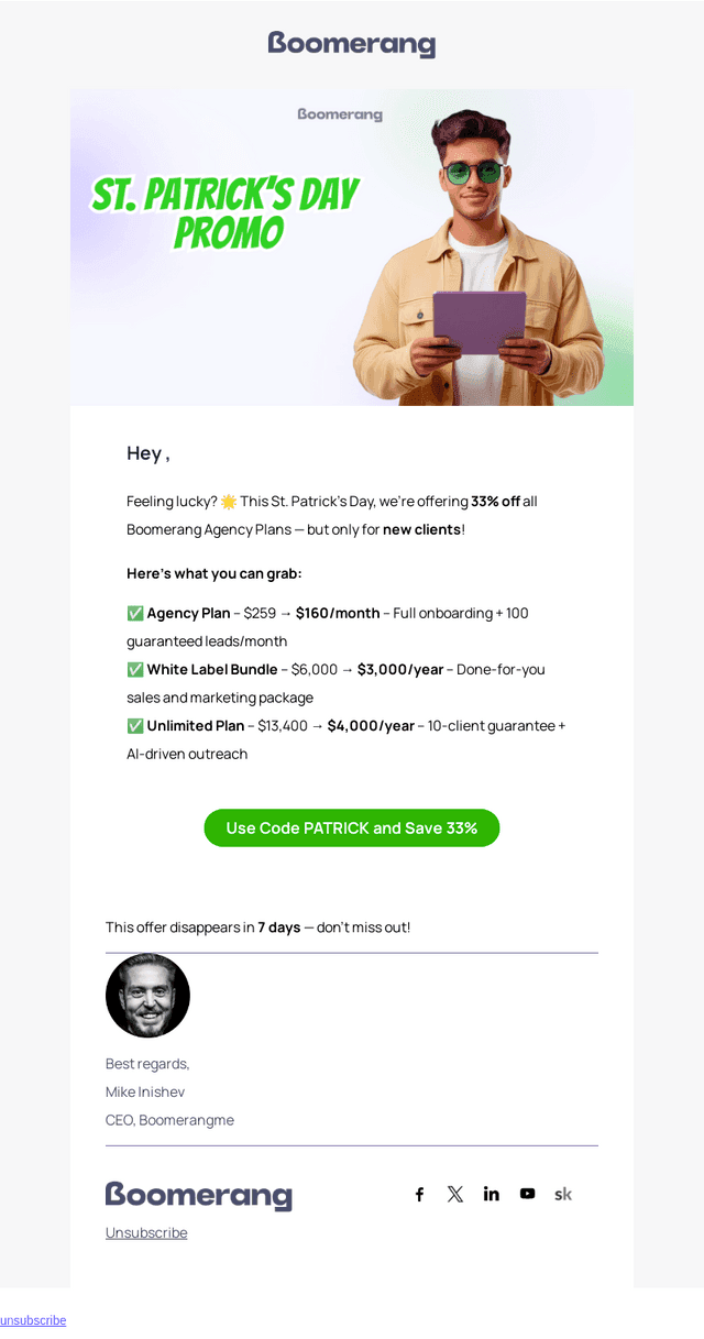 Boomerangme email from Mon, Mar 17, 2025