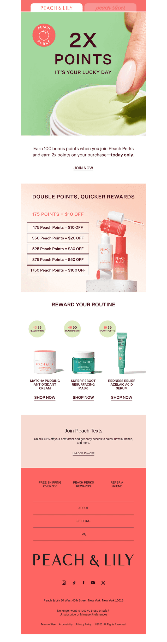 💚✨2X Points—last chance