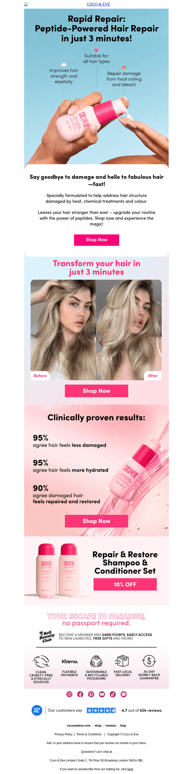 Peptide power for your hair?