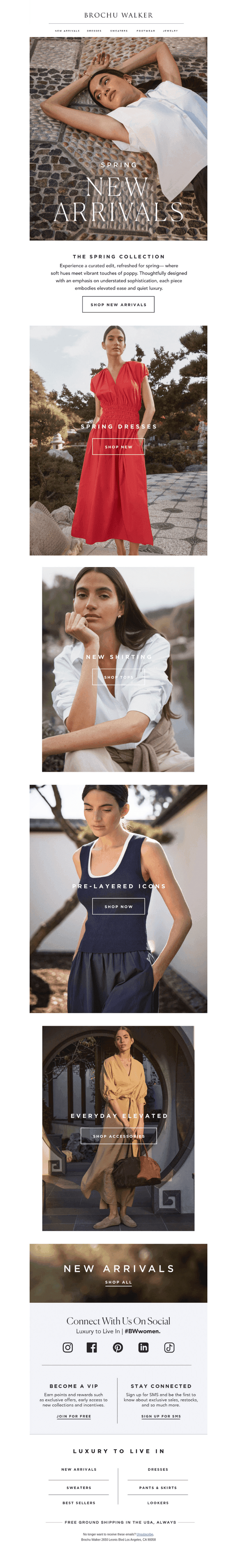 SPRING NEW ARRIVALS