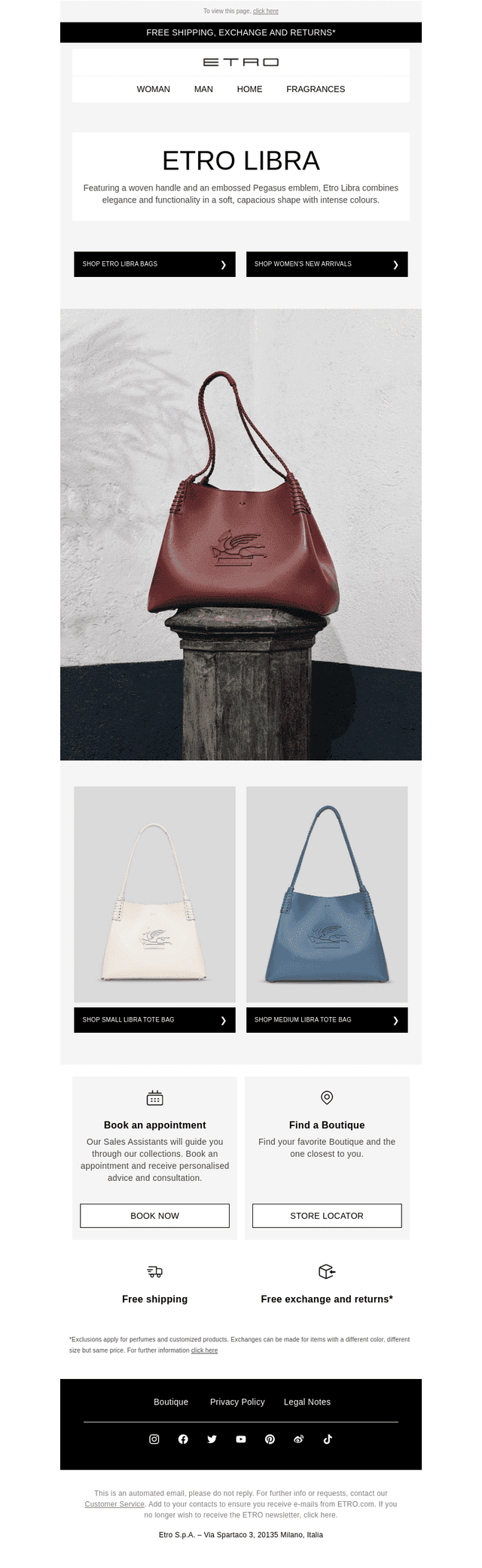 ETRO Libra in new colours