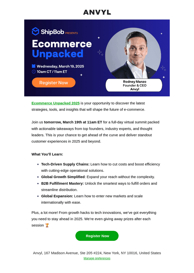 Scale Smarter in 2025—Join Ecommerce Unpacked
