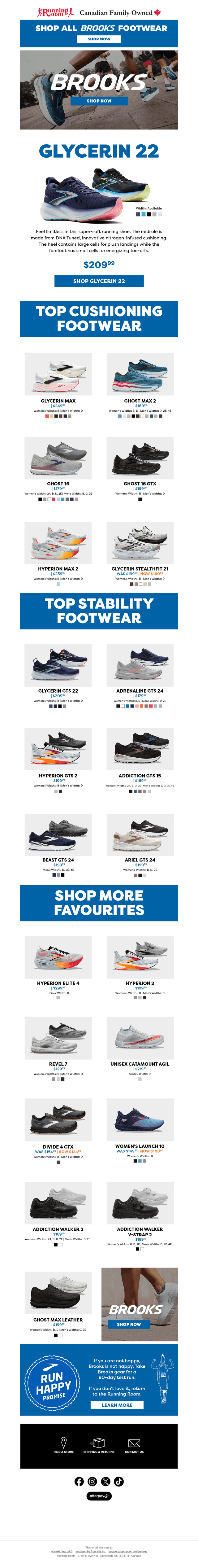 Shop The Latest Brooks Styles This Spring!