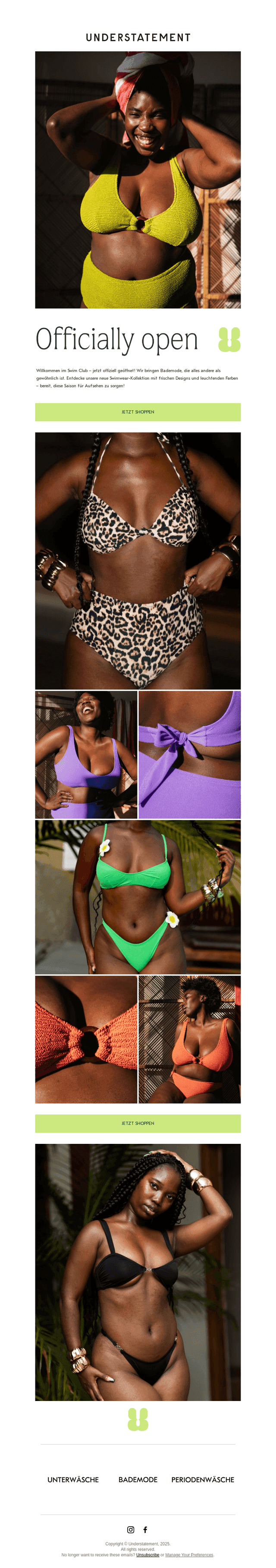 JETZT DA: Unsere 2025 Swim Collection
