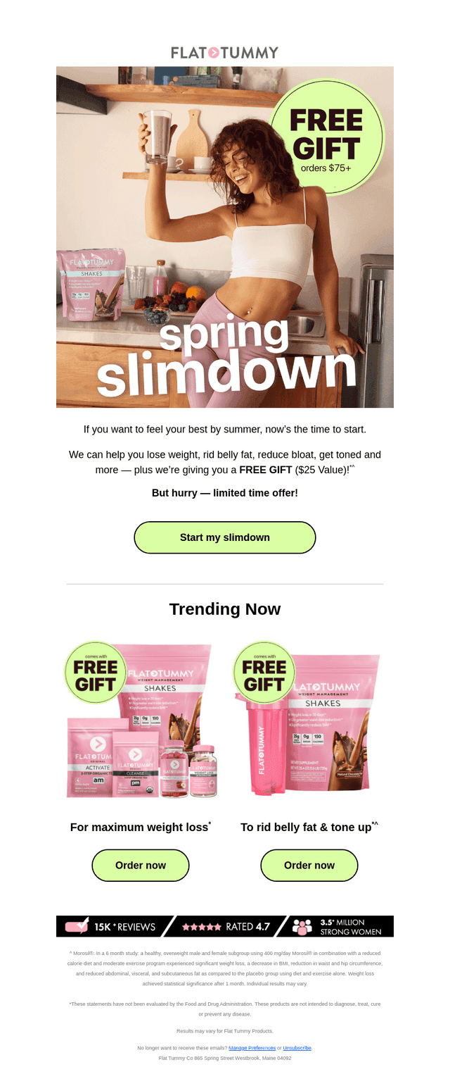 Spring Slimdown = Free $25 Gift 🌸🛍️