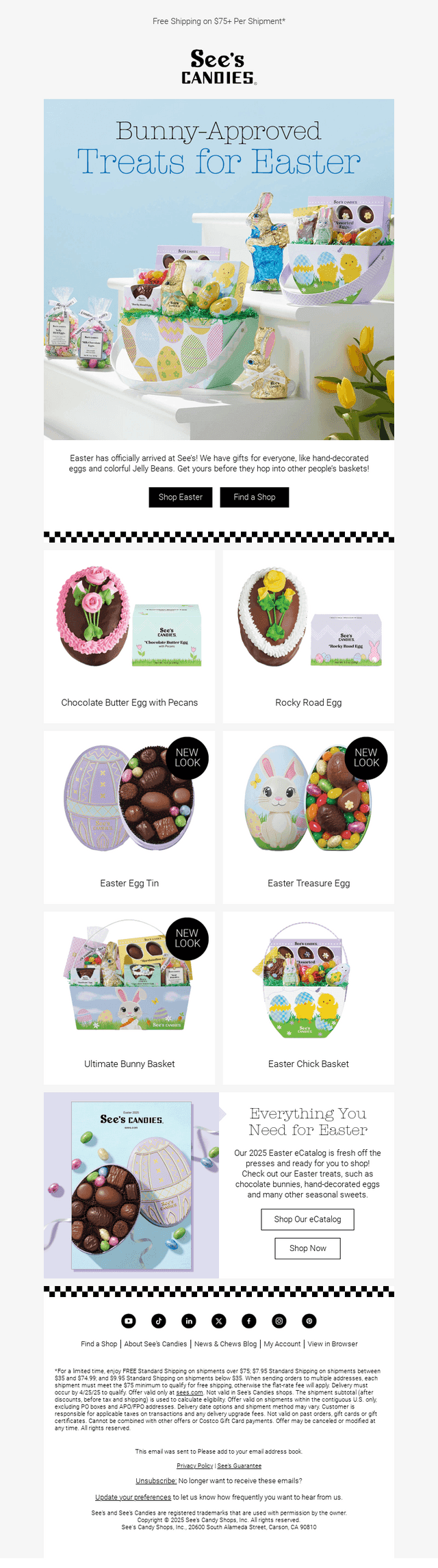 See's Candies email from Tue, Mar 18, 2025