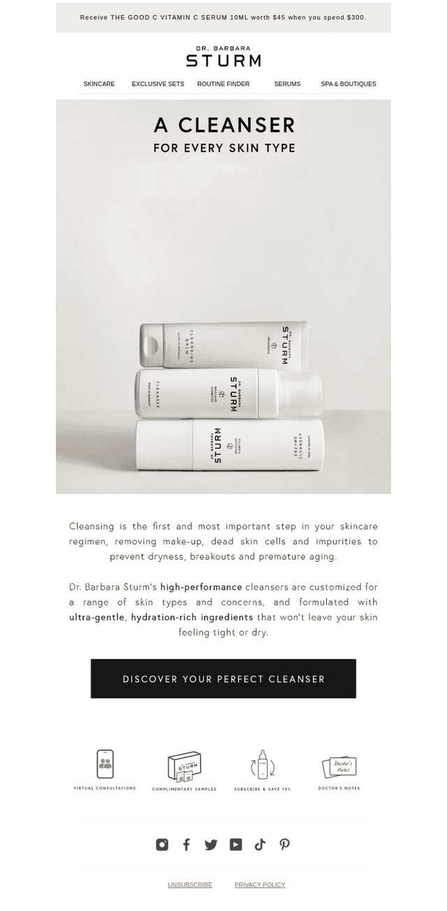 A Cleanser for Every Skin Type ✅