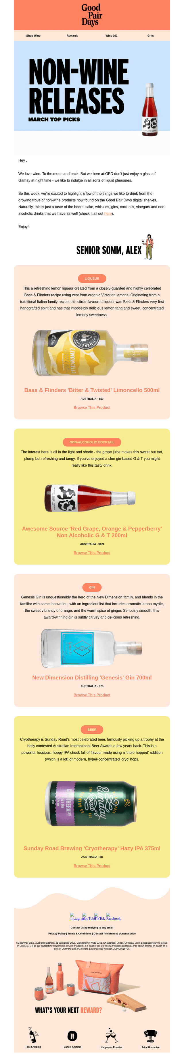 🍸More than wine? Oh, we’ve got plenty…