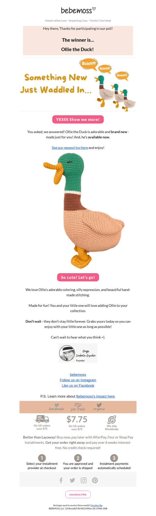 Brand new toy available now!