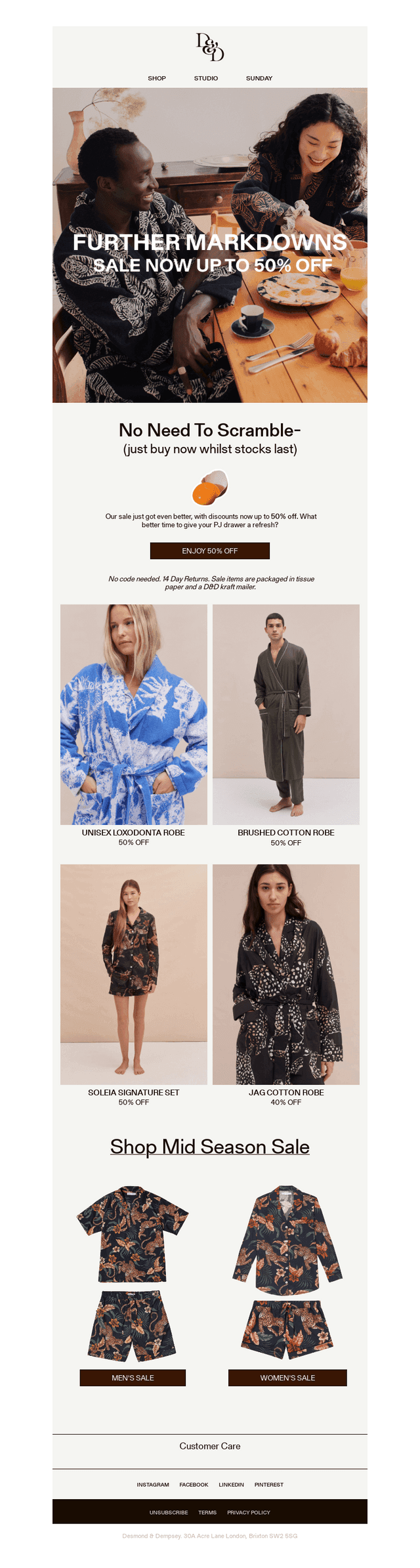 Further Markdowns