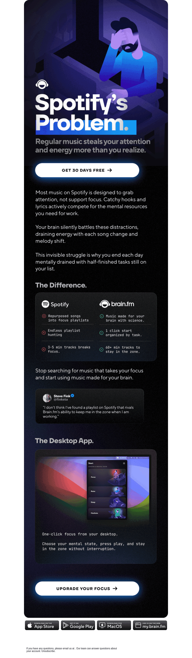 Your ADHD brain deserves better than Spotify 🧠✨