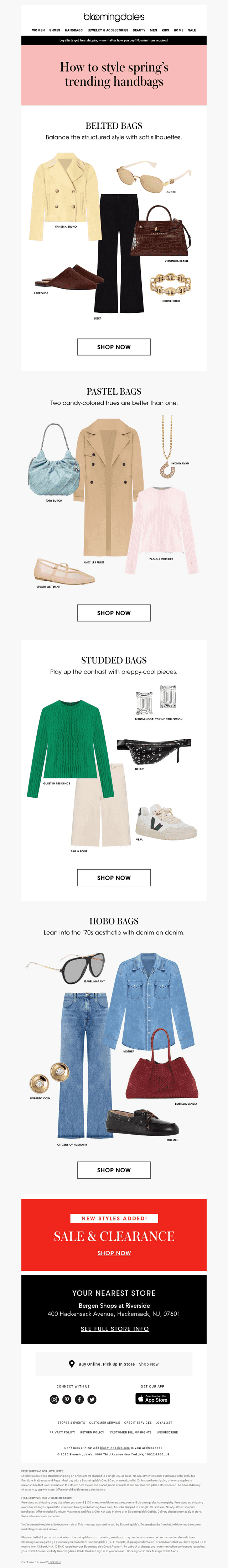 Spring's top handbag trends