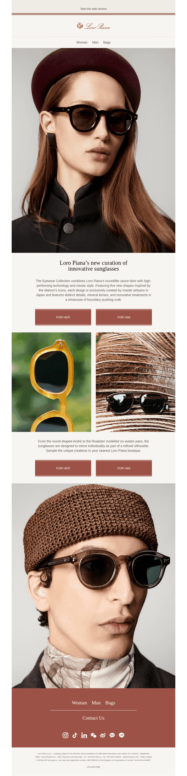 Introducing the Maison’s new sunglasses