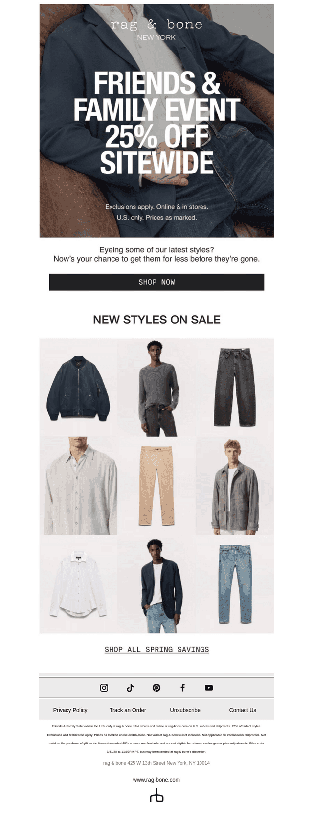 Now 25% Off: New Spring Arrivals