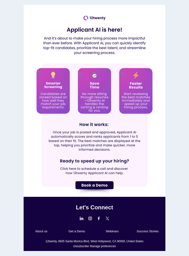 Introducing 12twenty’s New Applicant AI!