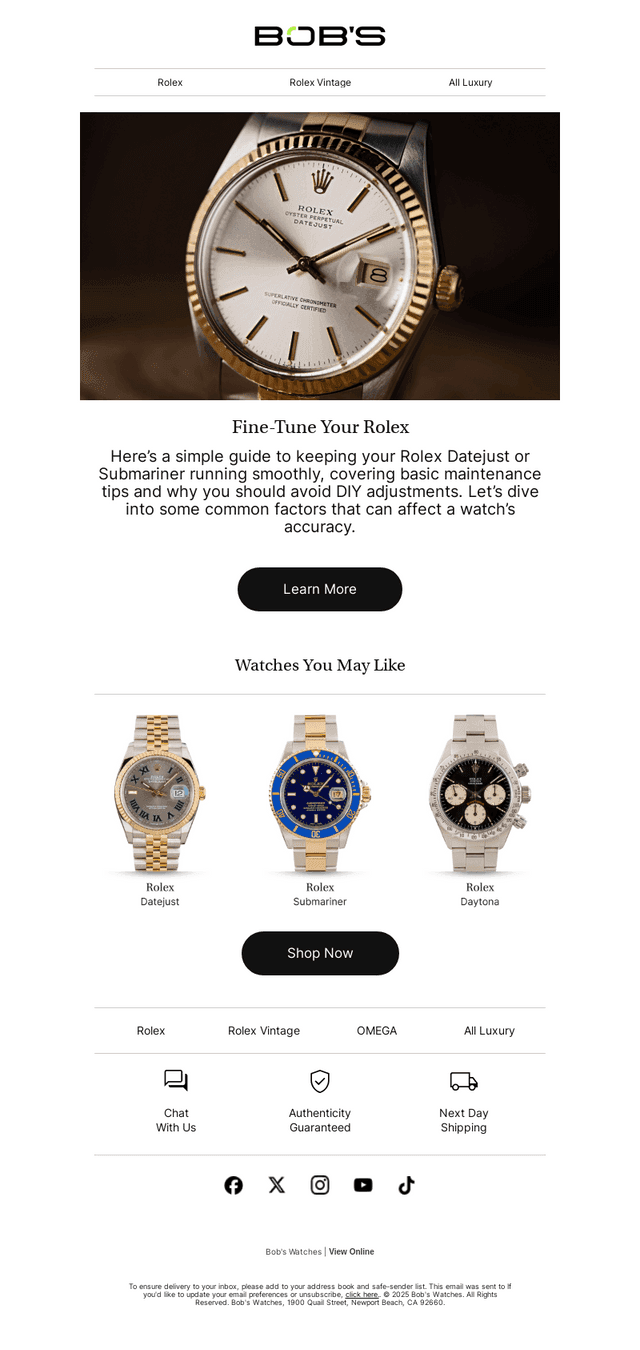 Keep Your Rolex Running Flawlessly—Here’s How