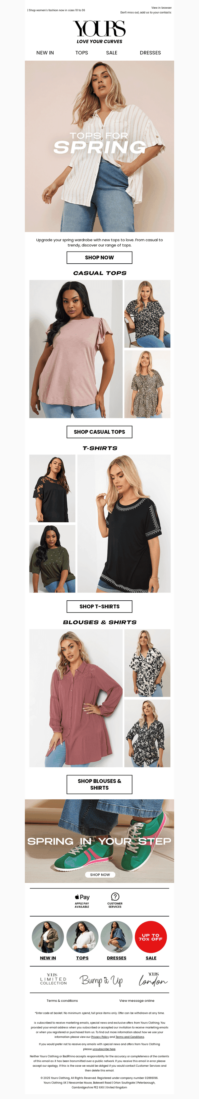 Your spring upgrade: Tops