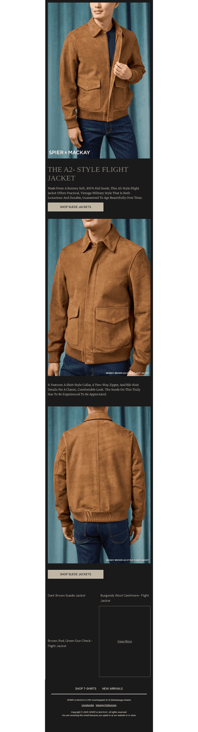 Military Style, Elevated – The Suede A2 Flight Jacket