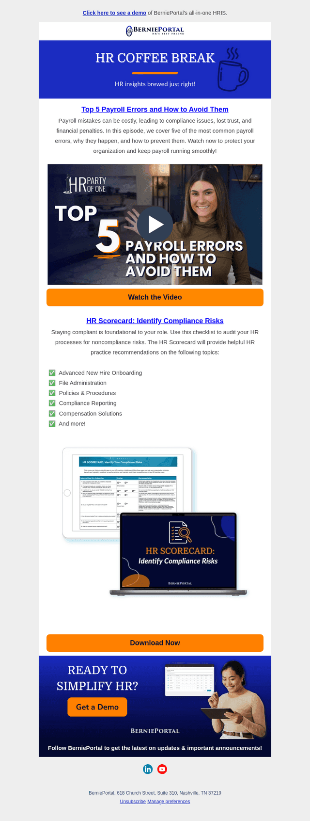 Bernard Health email from Thu, Mar 20, 2025
