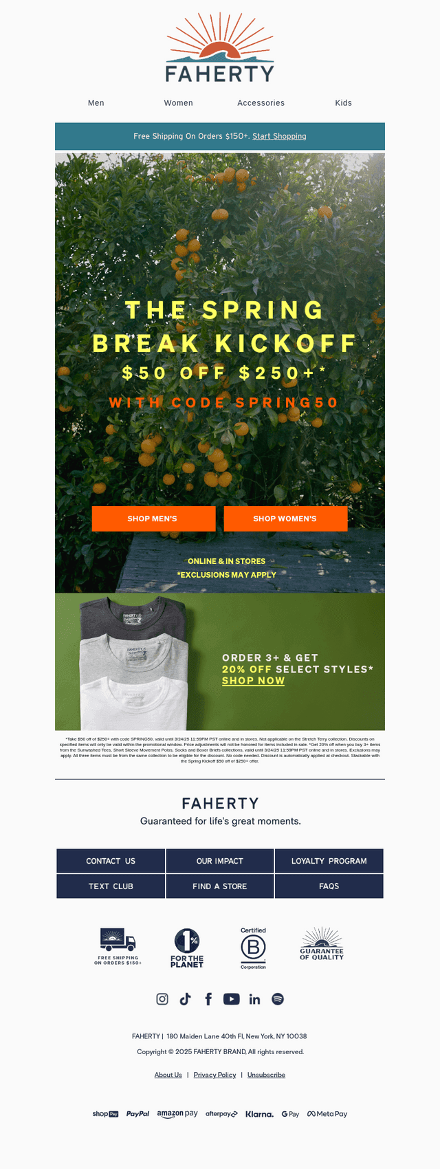 Celebrate Spring With $50, On Us