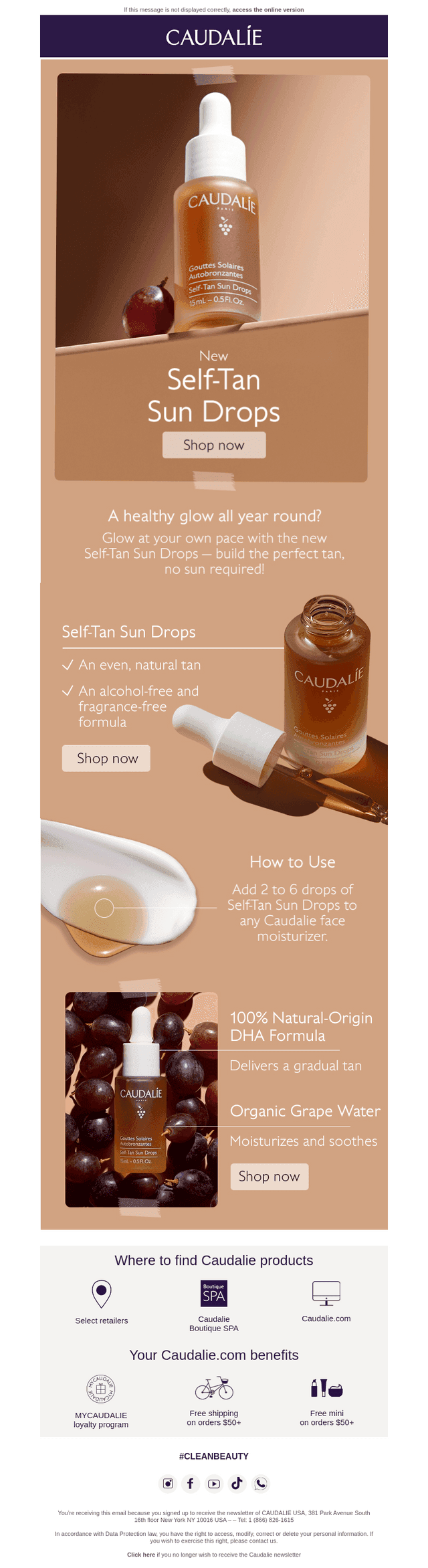 New Self-Tan Sun Drops ☀️