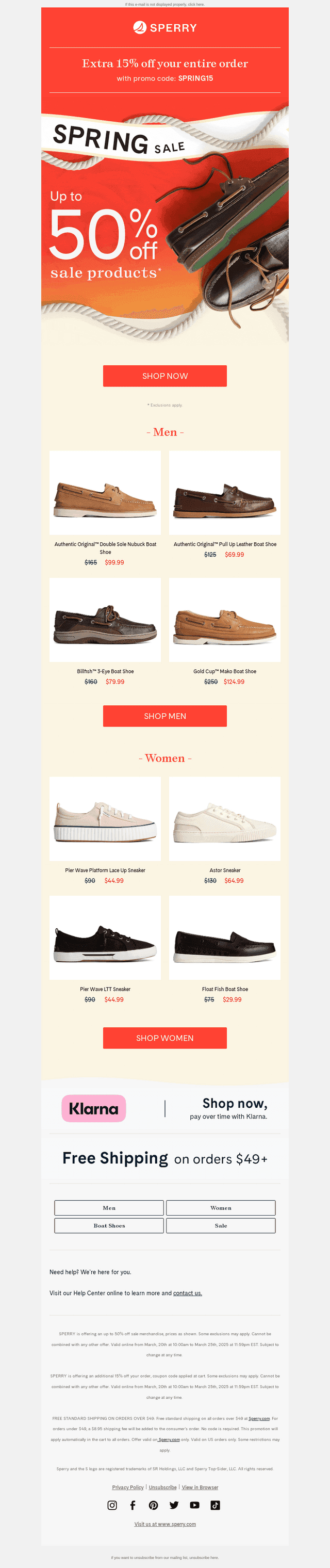 The Spring SALE Starts NOW! 🚀