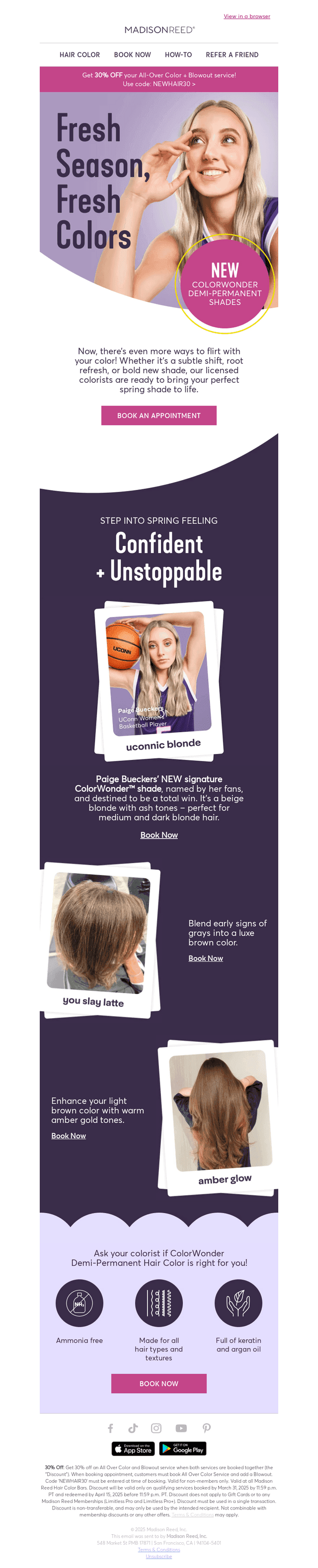 Madison Reed email from Thu, Mar 20, 2025