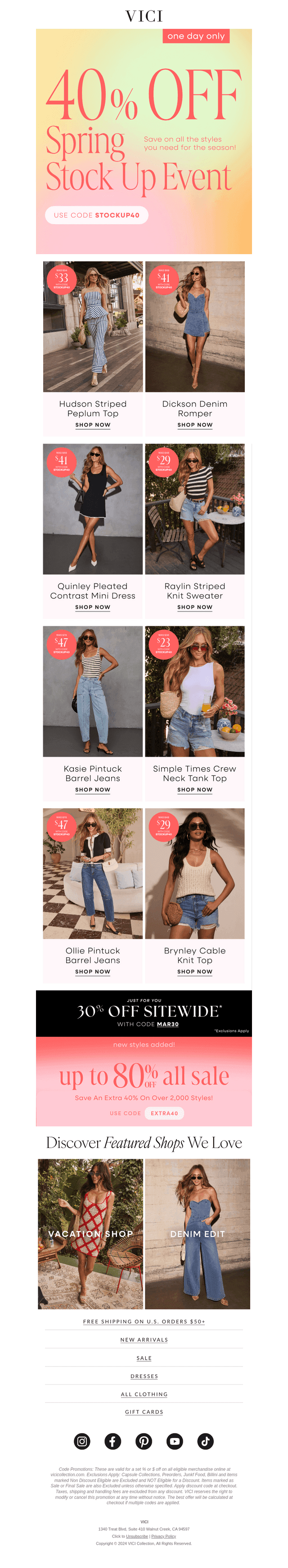 40% Off Spring's Best Essentials Expires Soon
