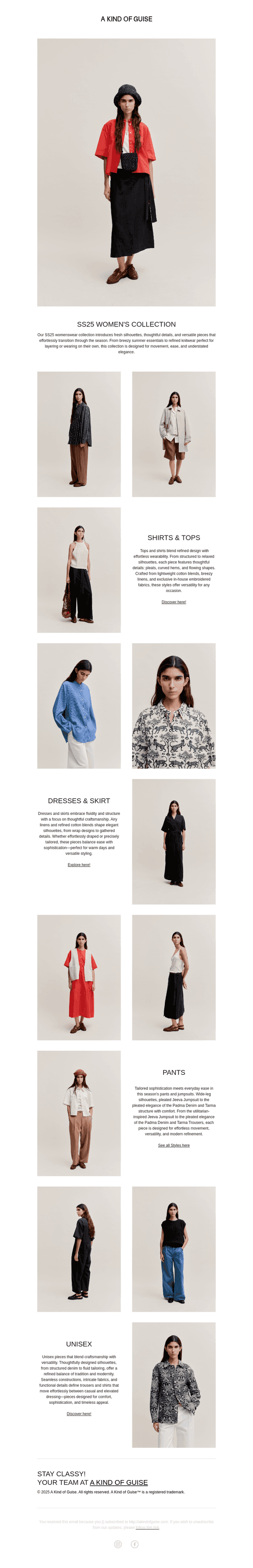 SS25 Women's Collection
