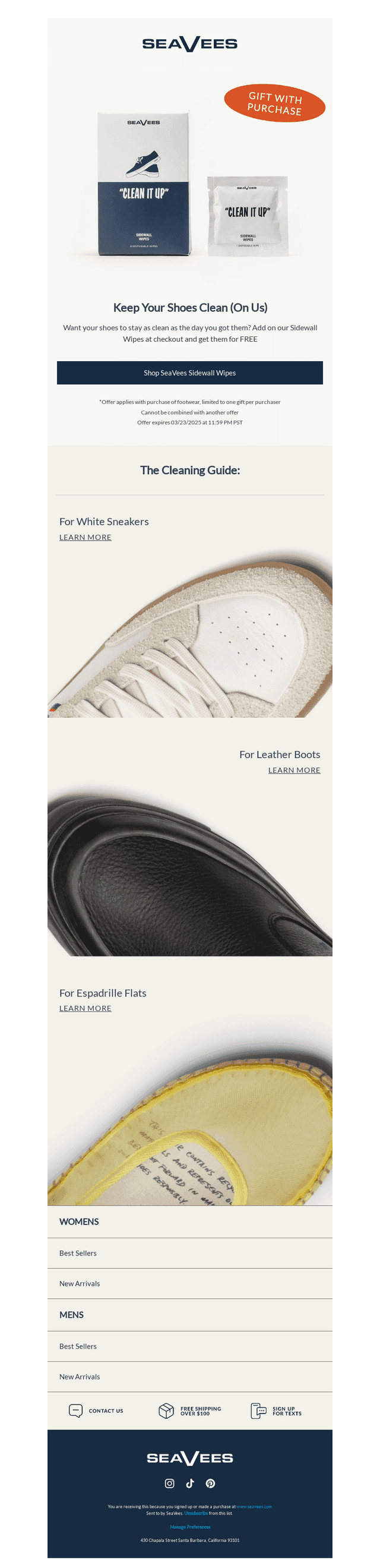 Spring Cleaning = Shoe Care On Us