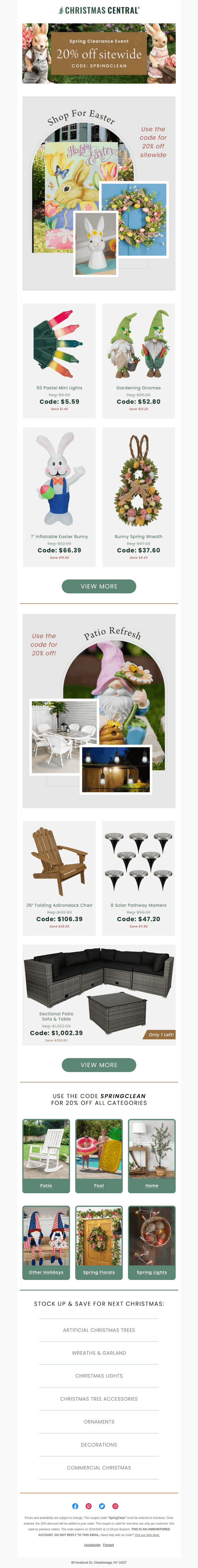 Spring into Easter Savings for a Limited Time!
