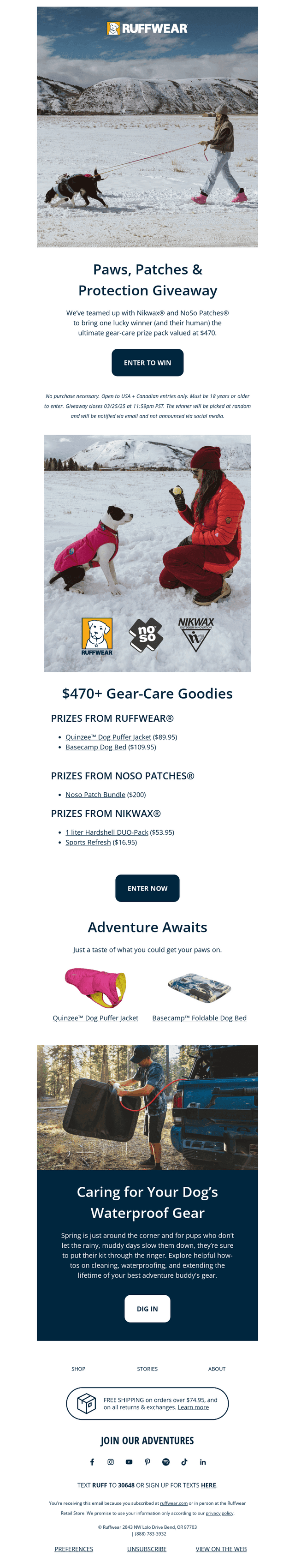 Win the Ultimate Gear-Care Prize Pack