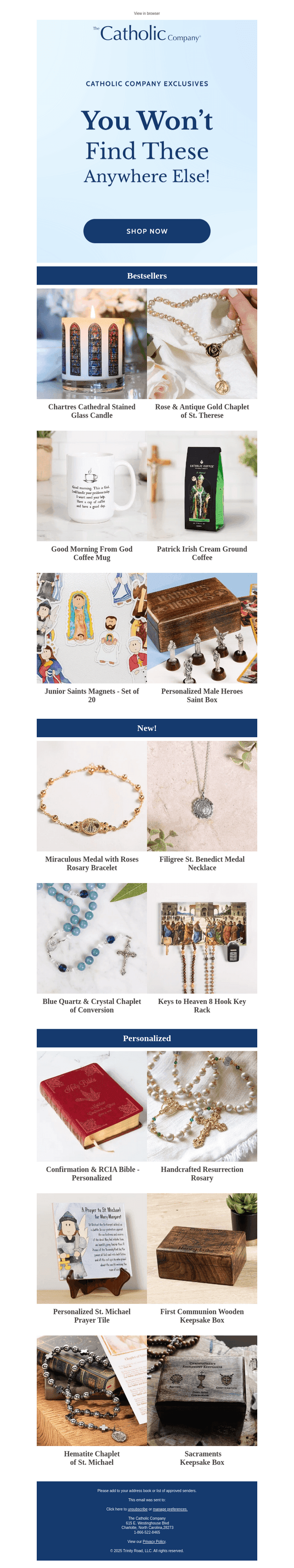 Exclusive, Personalized & Only Here