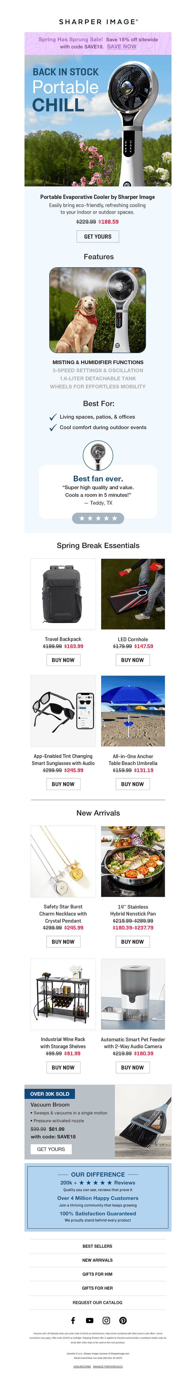 It's BACK: Our #1 Portable Evaporative Fan
