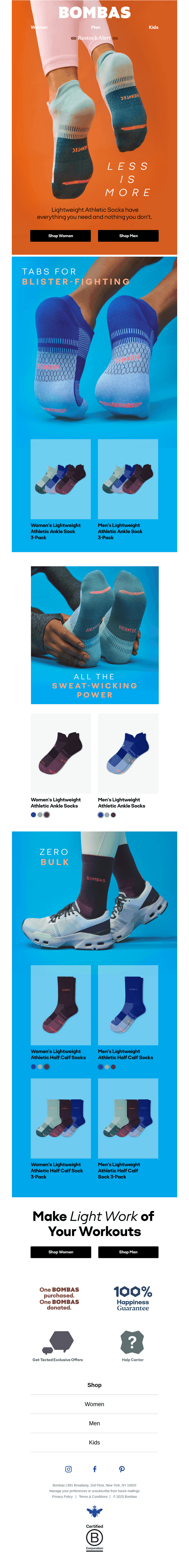 Restocked: Lightweight Athletic Socks