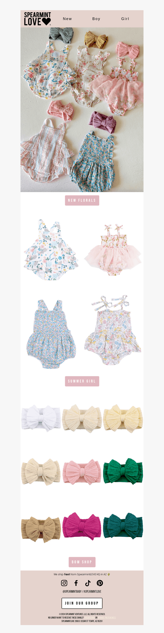 New Florals for summer! 🌸