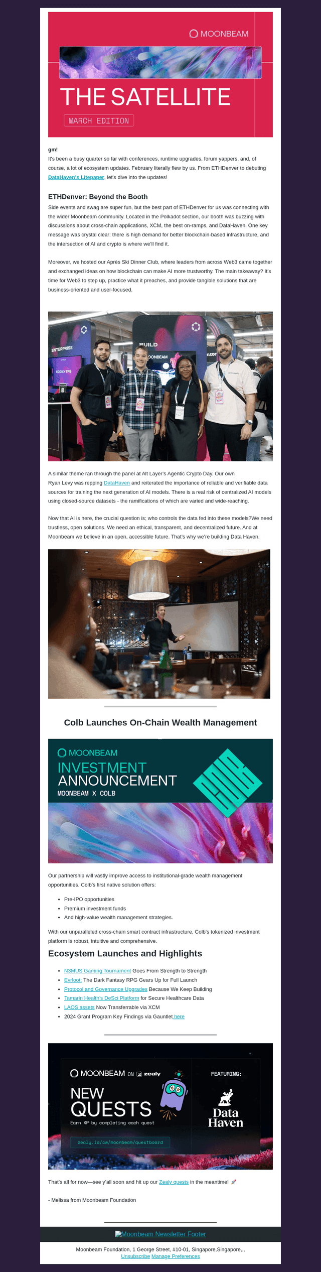 Moonbeam Network email from Fri, Mar 21, 2025