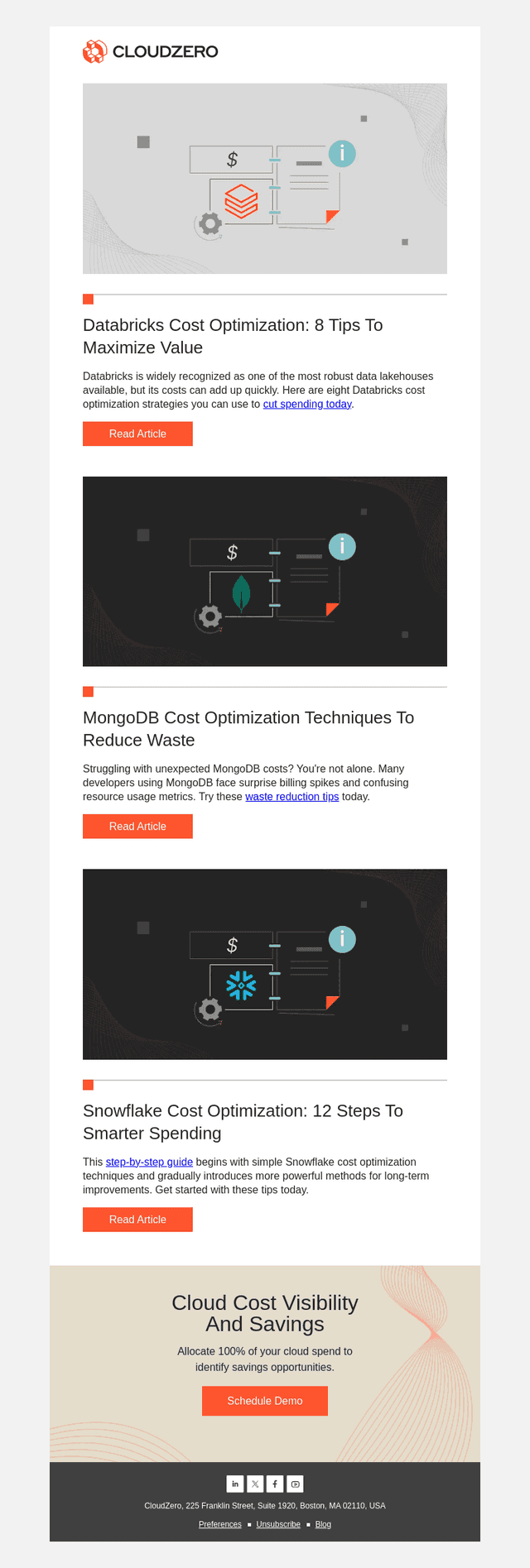 Roundup: Databricks, MongoDB, And Snowflake Cost Optimization