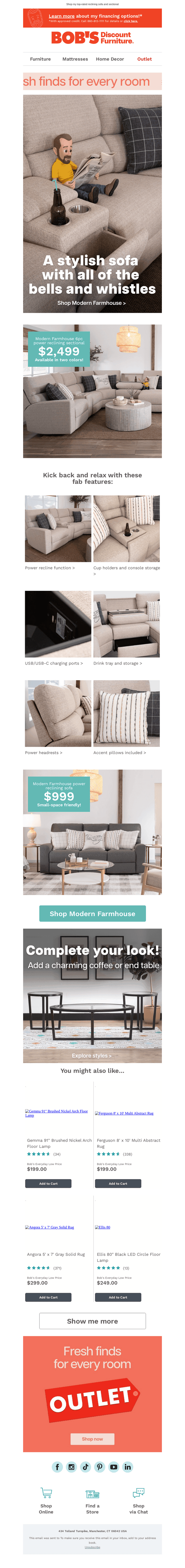 A couch that's packed with perks 🛋️