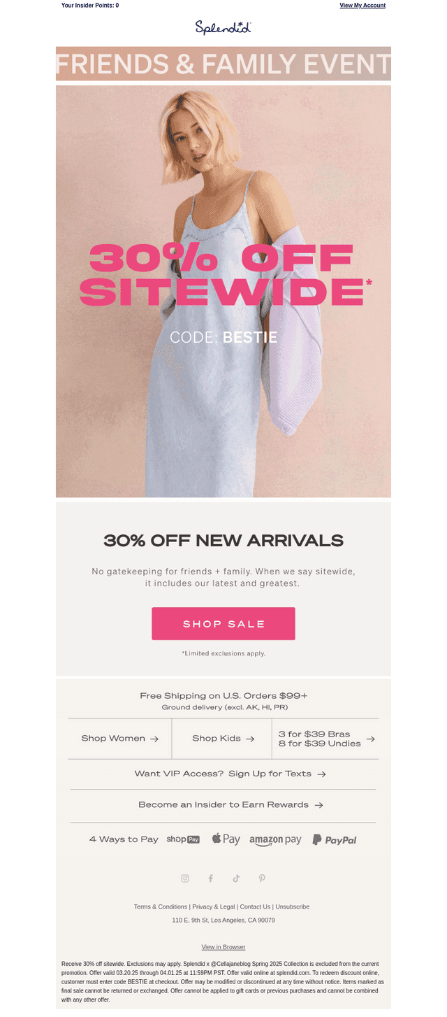 30% Off Sitewide Means NEW Arrivals Too 🤭