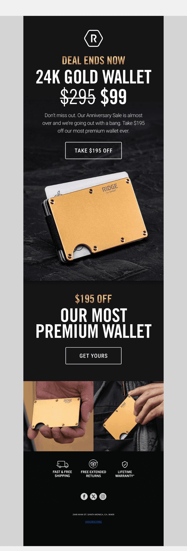 Ending Now: $195 OFF 24K Gold